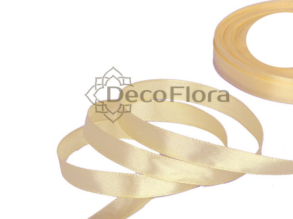 Лента атласная 0,6cm*20м - 146 - экрю 
