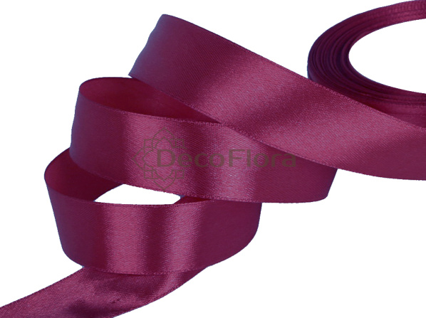 Лента атласная 4cm*20м - 118 - бургунди 