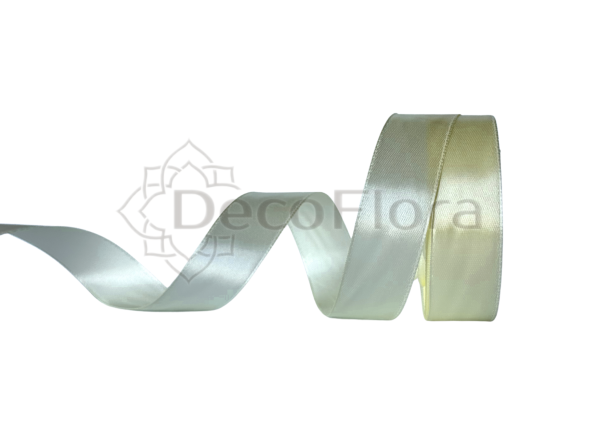 Лента атласная 2,5cm*25ярд - 009 - жёлтая 