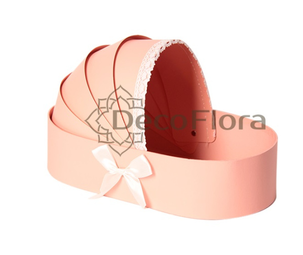 Коробка Коляска розовый 36,5*20,8*8,5см (720970/1)