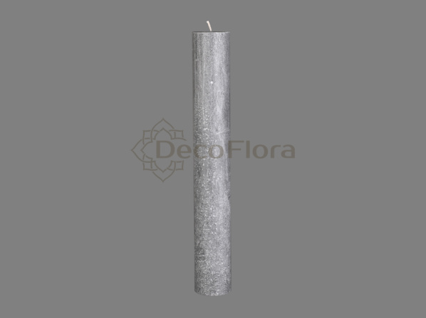 Свеча восковая Цилиндр  D95 H350 - серая