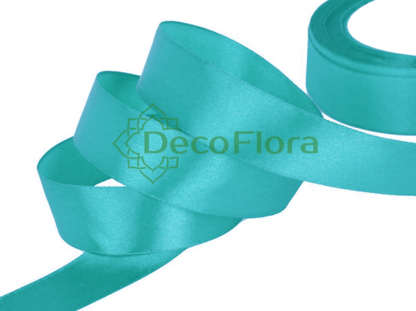 Лента атласная 4cm*20м - 165 - голубая бирюза 