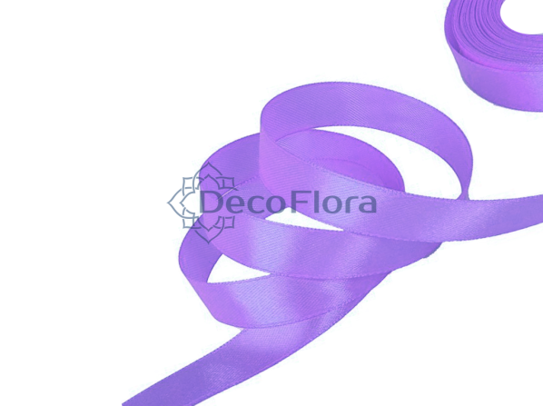 Лента атласная 1,2cm*20м - 1107 - светло-фиолетовый  