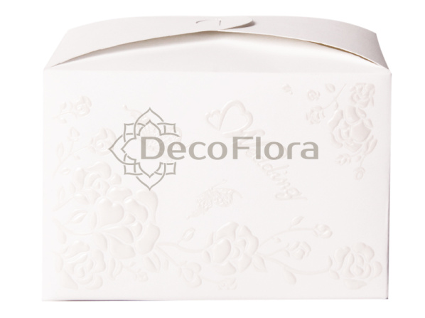 Коробка сборная 15*10см белая