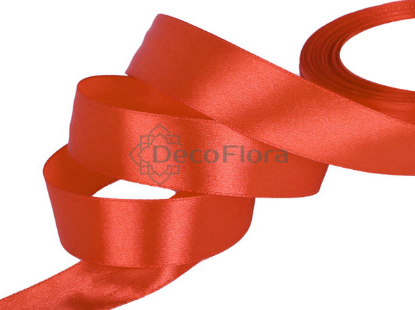 Лента атласная 5cm*20м - 1029 - красный
