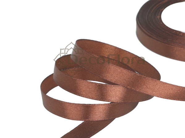 Лента атласная 0,6cm*20м - 079 - какао 