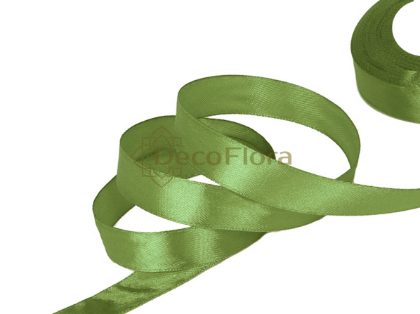 Лента атласная 2,5cm*20м - 1074 - травяной 