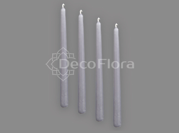 Набор свечей 1/4 конические H240 D21 - серый
