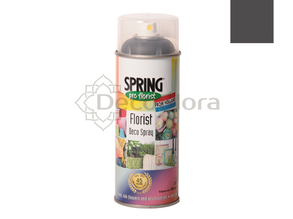 SPRING CHARCOAL GREY Краска-аэрозоль 023 тёмно-серый 400мл