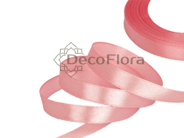 Лента атласная 0,6cm*20м - 048 - светло-коралловый
