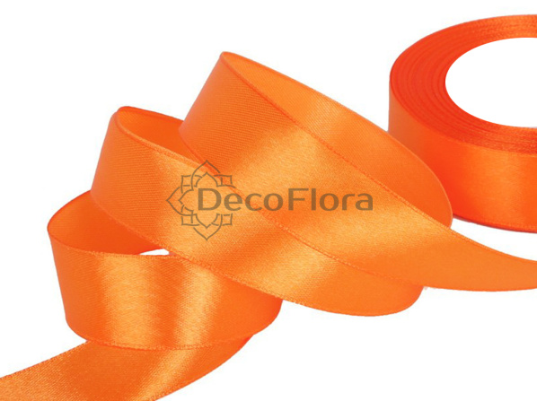 Лента атласная 5cm*20м - 1099 - оранжевый 
