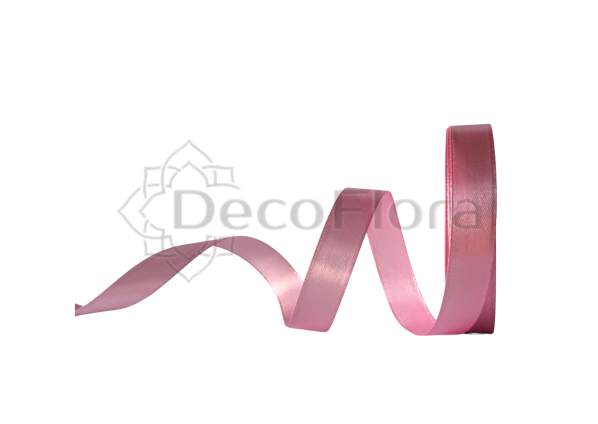 Лента атласная 1,5cm*25ярд - 094 - розовая 
