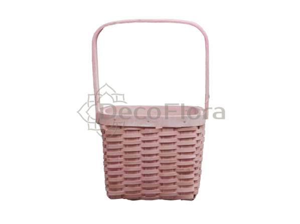 Корзина секвойя d15 h15 hh12*24 розовая