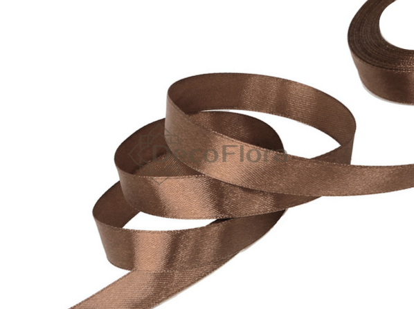 Лента атласная 1,2cm*20м - 079 - какао 