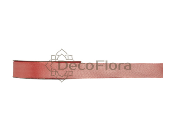 Лента атласная 1,5cm*25ярд коралловый 