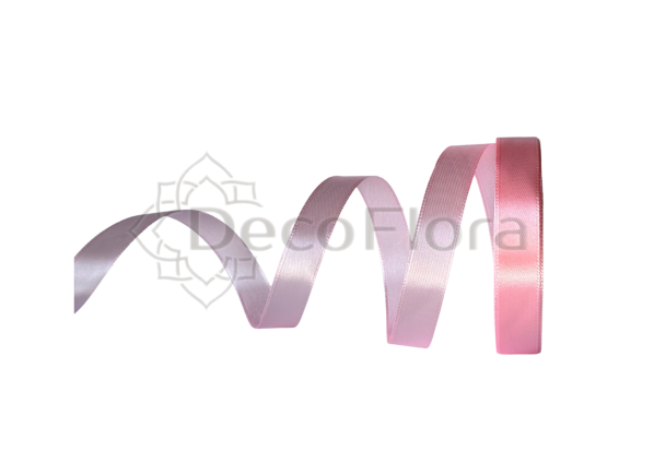 Лента атласная 1,5cm*25ярд - 004 - розовая 
