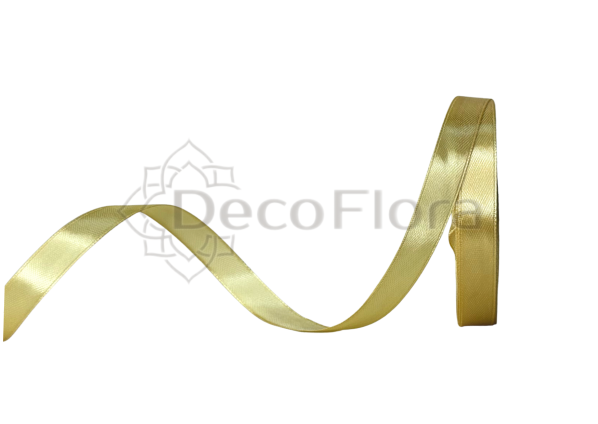 Лента атласная 1,2cm*25ярд - 087 - бежевая 