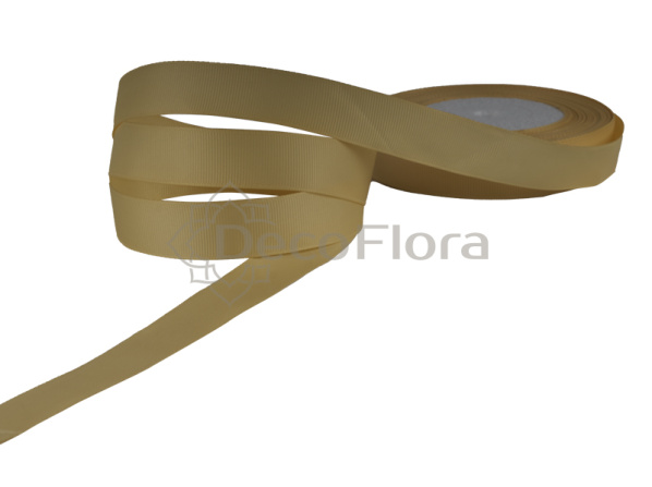 Лента репсовая 2cm*20м - 1064 - бежевая