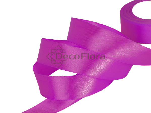 Лента атласная 4cm*20м - 123 - пурпурный 