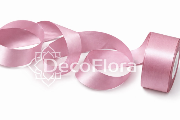 Лента атласная 4cm*25ярд - 169 - светло-сиреневая