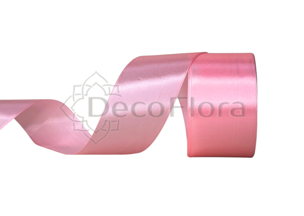 Лента атласная 5cm*25ярд - 089 - розовая 