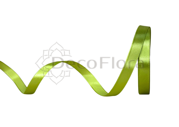 Лента атласная 1,2cm*25ярд - 099 - оливковая 