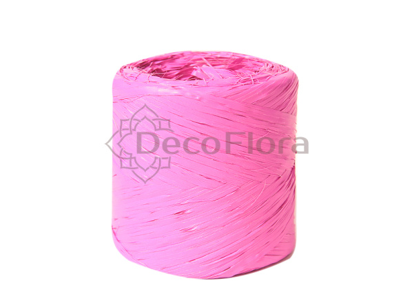 Рафия 1см*200м розовая