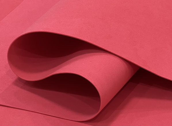 Фоамиран 60х70см 1мм Зефир красный