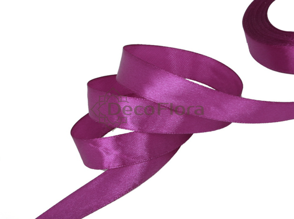 Лента атласная 1,2cm*20м - 124 - светло-пурпурный 
