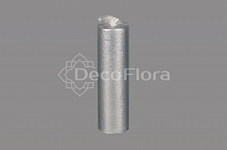 Свеча парафин Цилиндр D40 H150 - серебро