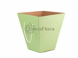 Коробка для транспортировки цветов 20*34*40см зеленая
